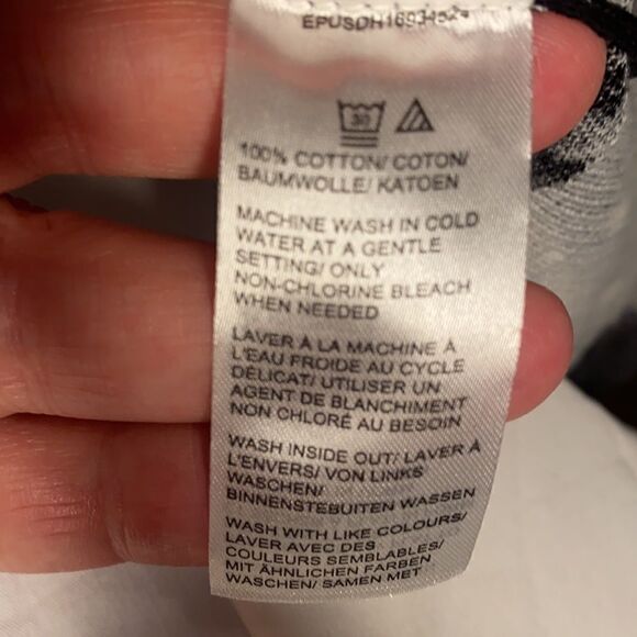 Petite Lord & Taylor Polk-a-dot Cotton Sweater - Picture 4 of 4